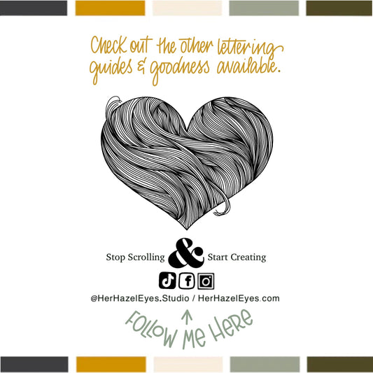 Practice worksheet showing how wonky block letters evolve as you trace each word