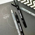 Beginner lettering kit with monoline pen and glaze pen add-ons