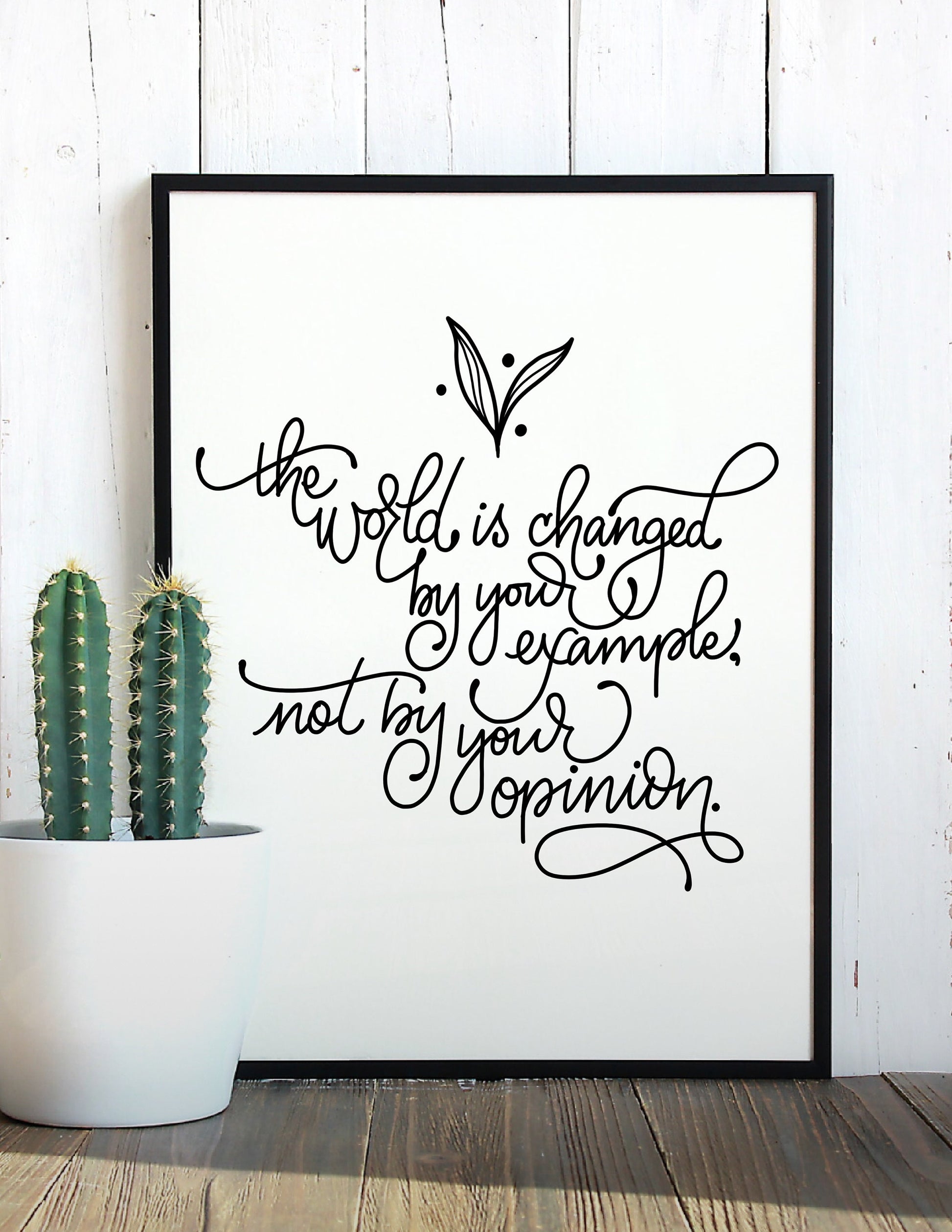 Printed hand lettering guide with 57 practice pages and 78 words to trace