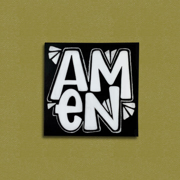 AMEN Faith Sticker Waterproof Decal Water Bottle Sticker Laptop Decal