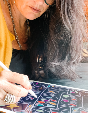 Digital hand lettering workbook for Procreate and print