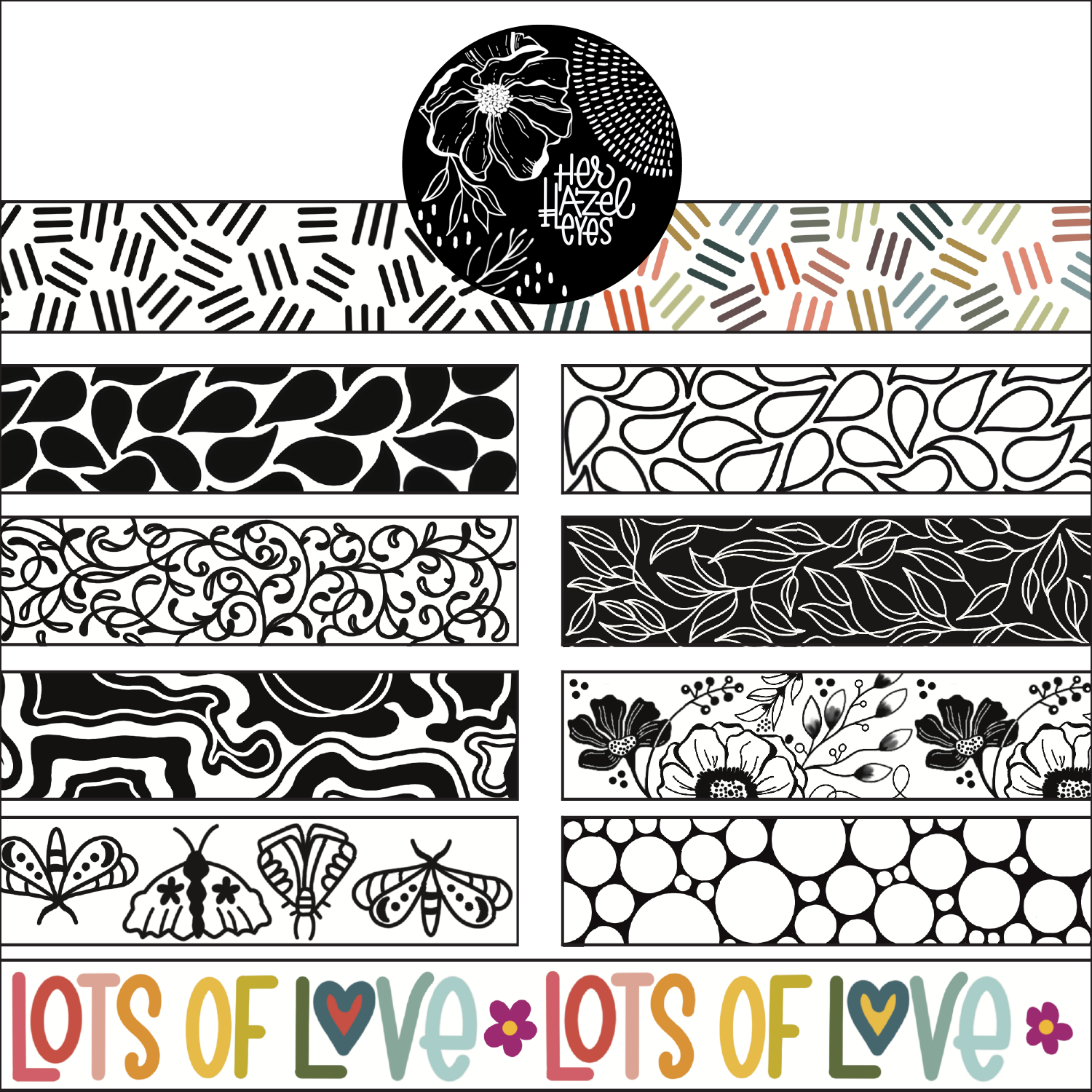  Fun, colorful, and creative packing &amp; washi tapes to add flair to journals, planners, and packages. 