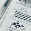 hand lettering guide for learning