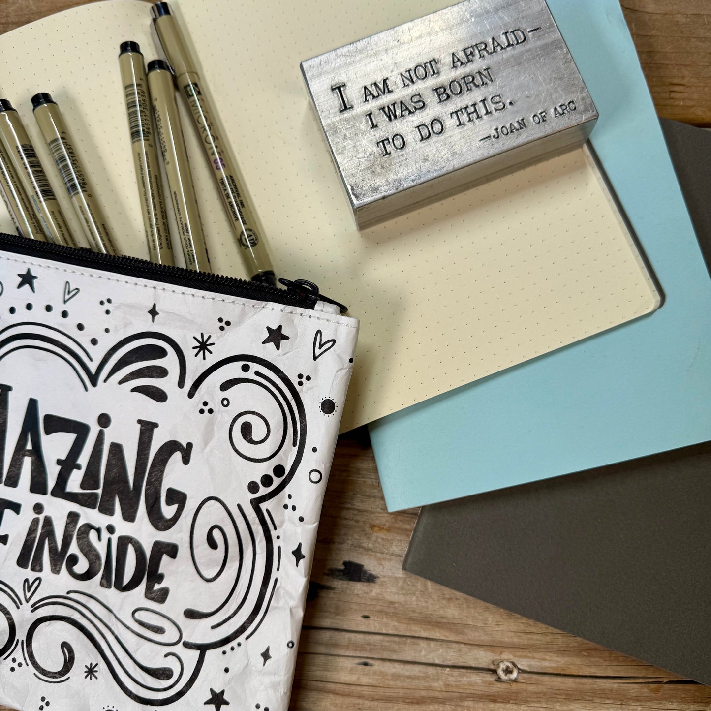 Doodler’s Essentials pen pack with six Pigma Micron pens for lettering and doodling