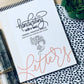 Handwriting with a Twist beginner lettering workbook with top coil binding and smooth premium pages"