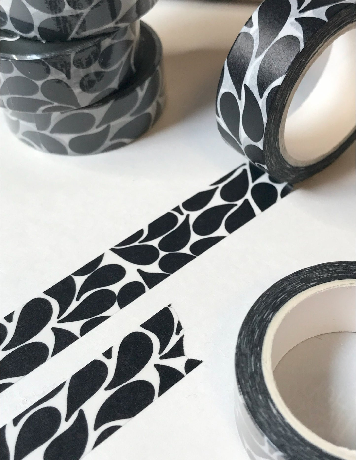 WASHI TAPE Bold Journaling Tape Black & White Washi Tape for Planners