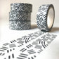 WASHI TAPE Lined Black & White Washi Tape Journal Tape Planner Washi Tape 15mm Widehi