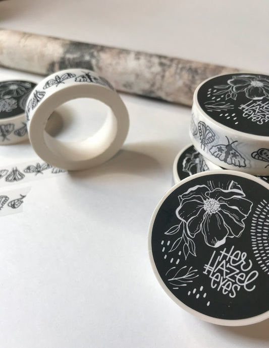 WASHI TAPE Moth Washi Tape Washi Tape for Planners 10 Meters Long