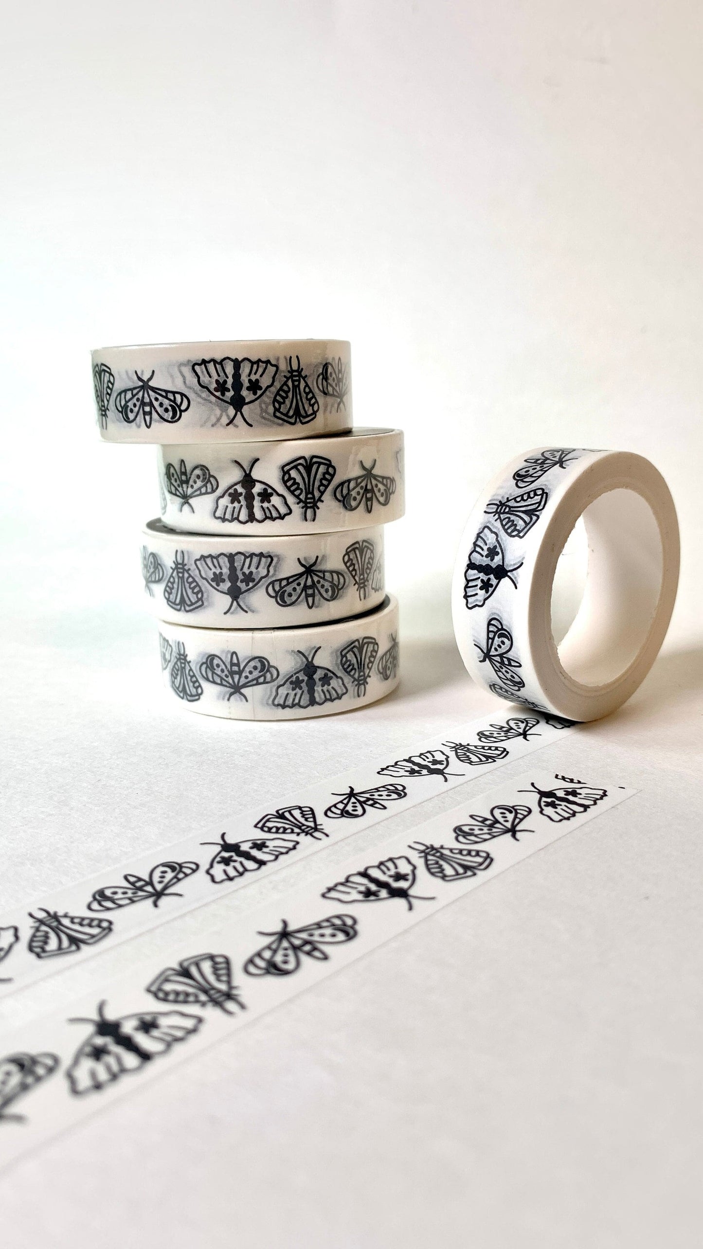 WASHI TAPE Moth Washi Tape Washi Tape for Planners 10 Meters Long