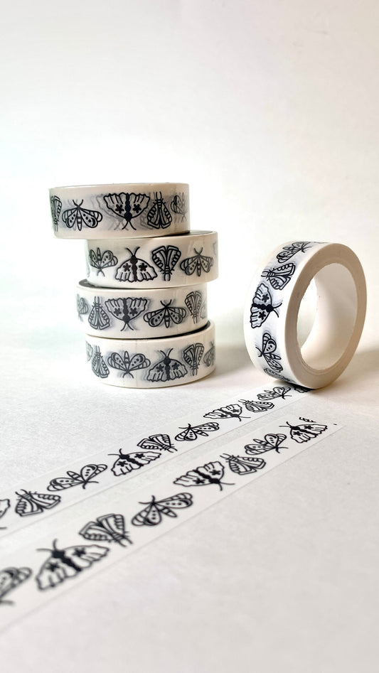 WASHI TAPE Moth Washi Tape Washi Tape for Planners 10 Meters Long
