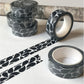 WASHI TAPE Bold Journaling Tape Black & White Washi Tape for Planners