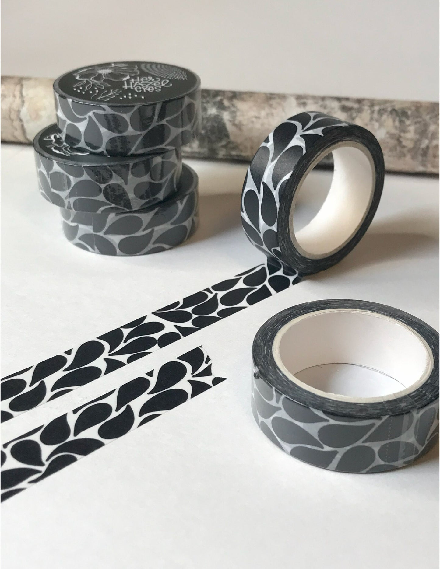 WASHI TAPE Bold Journaling Tape Black & White Washi Tape for Planners