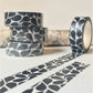 WASHI TAPE Bold Journaling Tape Black & White Washi Tape for Planners