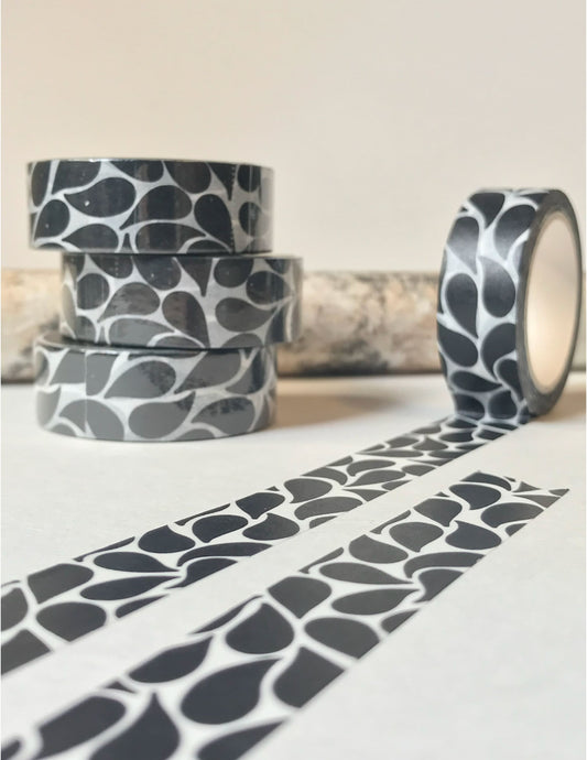 WASHI TAPE Bold Journaling Tape Black & White Washi Tape for Planners