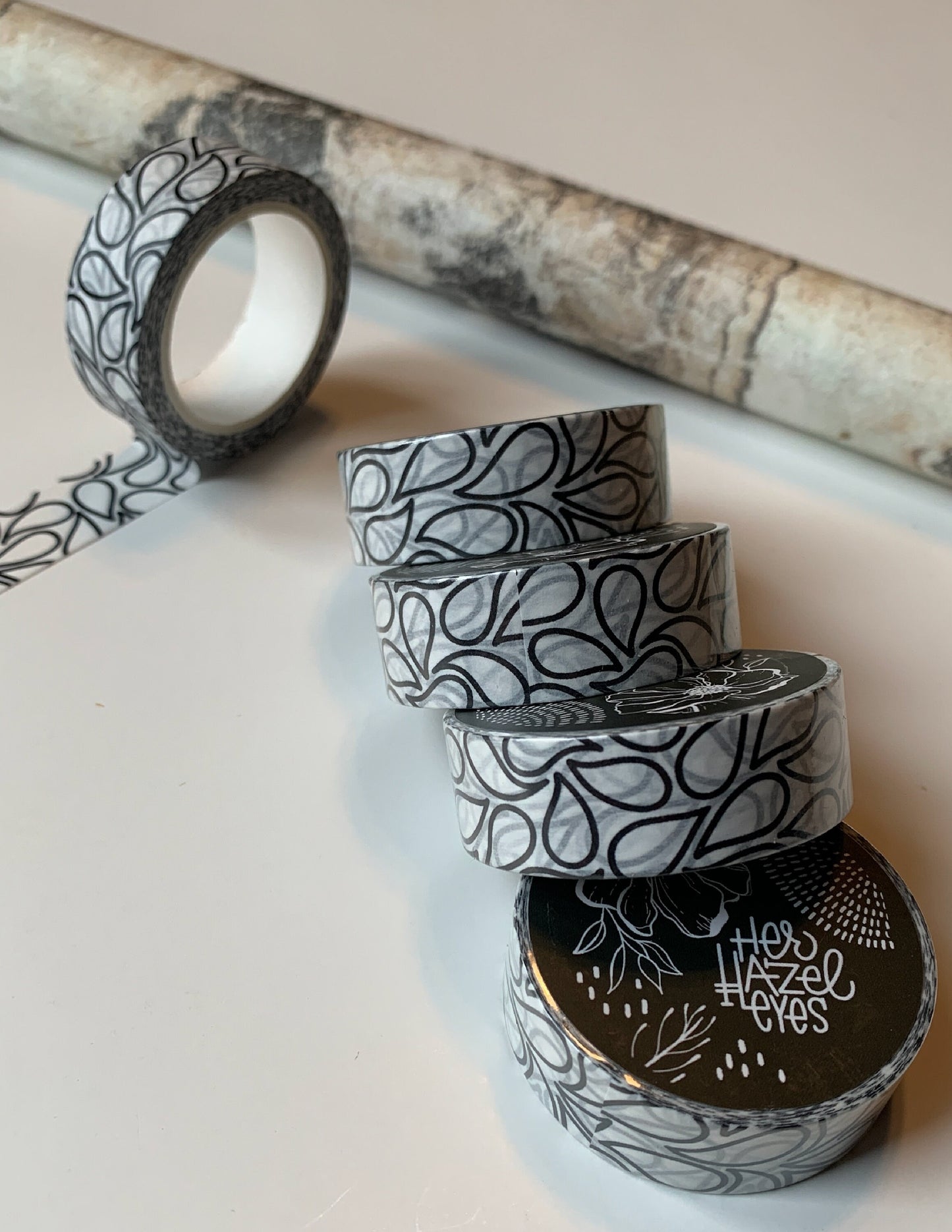 WASHI TAPE Drops Washi Tape Washi Tape for Planners 15mm Wide 10 Meters Long