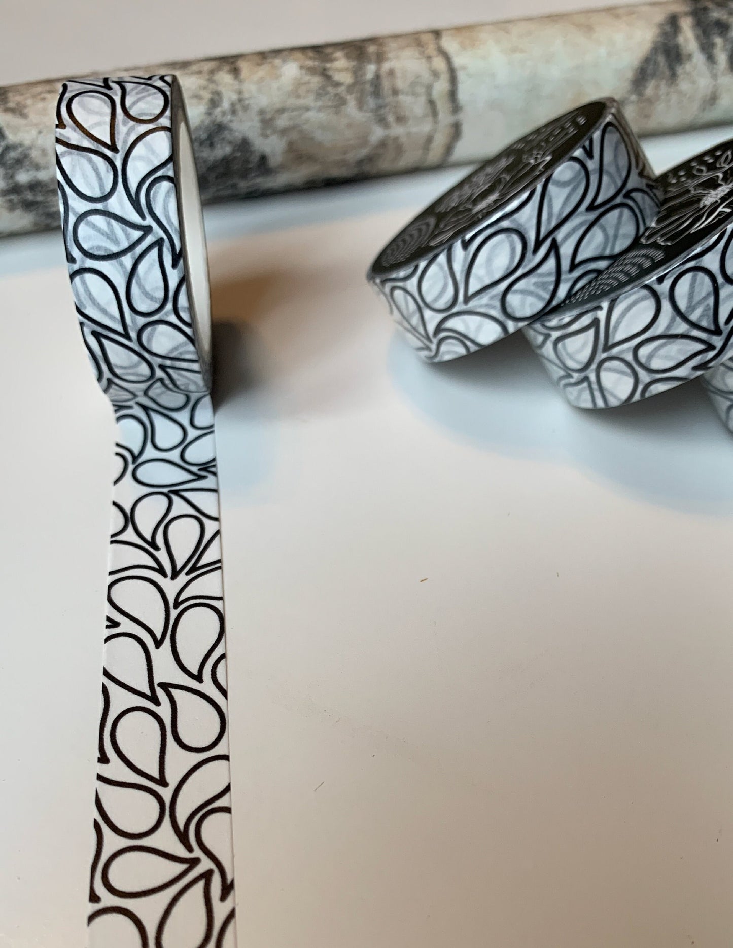 WASHI TAPE Drops Washi Tape Washi Tape for Planners 15mm Wide 10 Meters Long