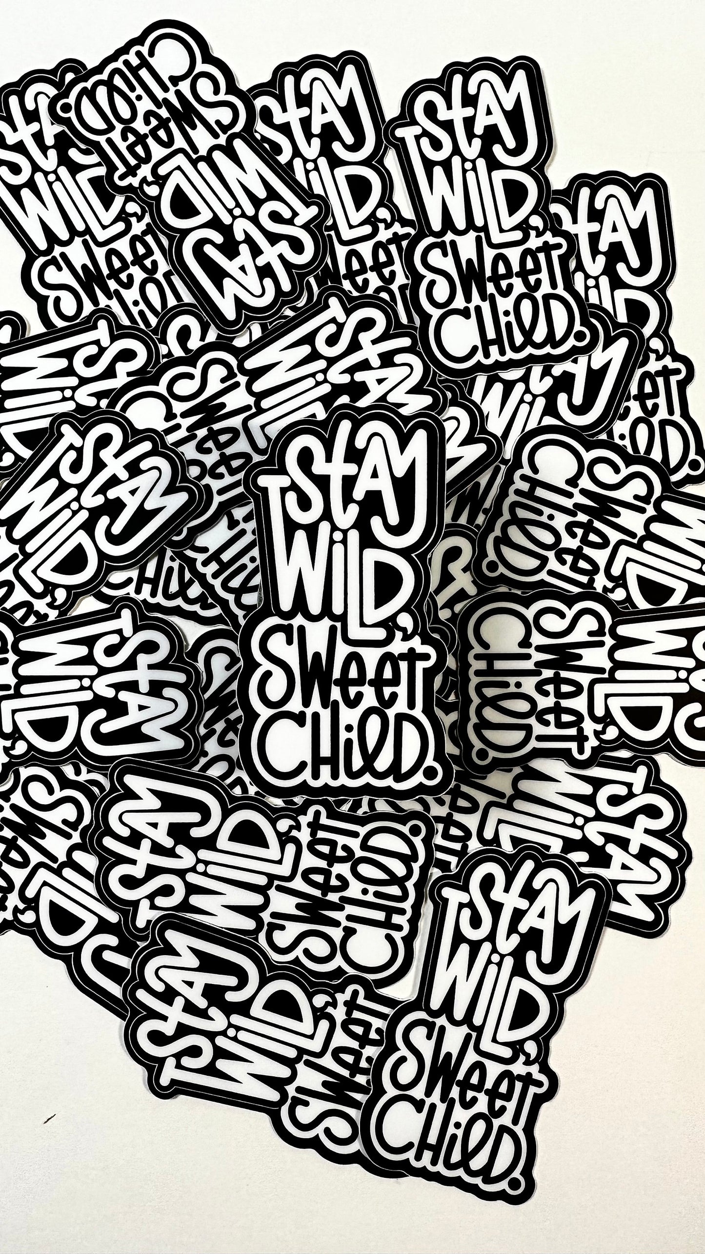 Stay Wild Sweet Child Waterproof Decal Worship Decal Water Bottle Sticker