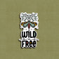 Moth Sticker Wild and Free Vinyl Decal Waterproof Butterfly Sticker