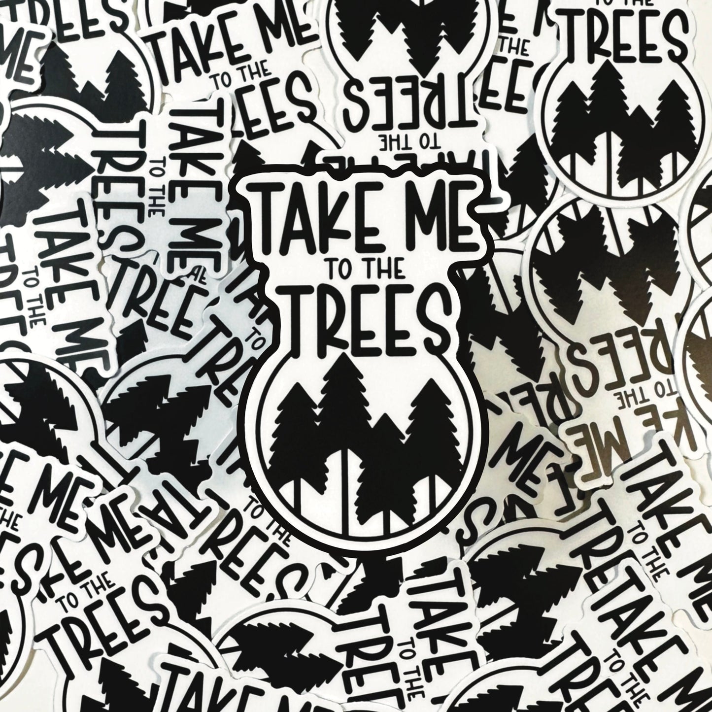 Take Me To The Trees Waterproof Decal Worship Decal Water Bottle Sticker