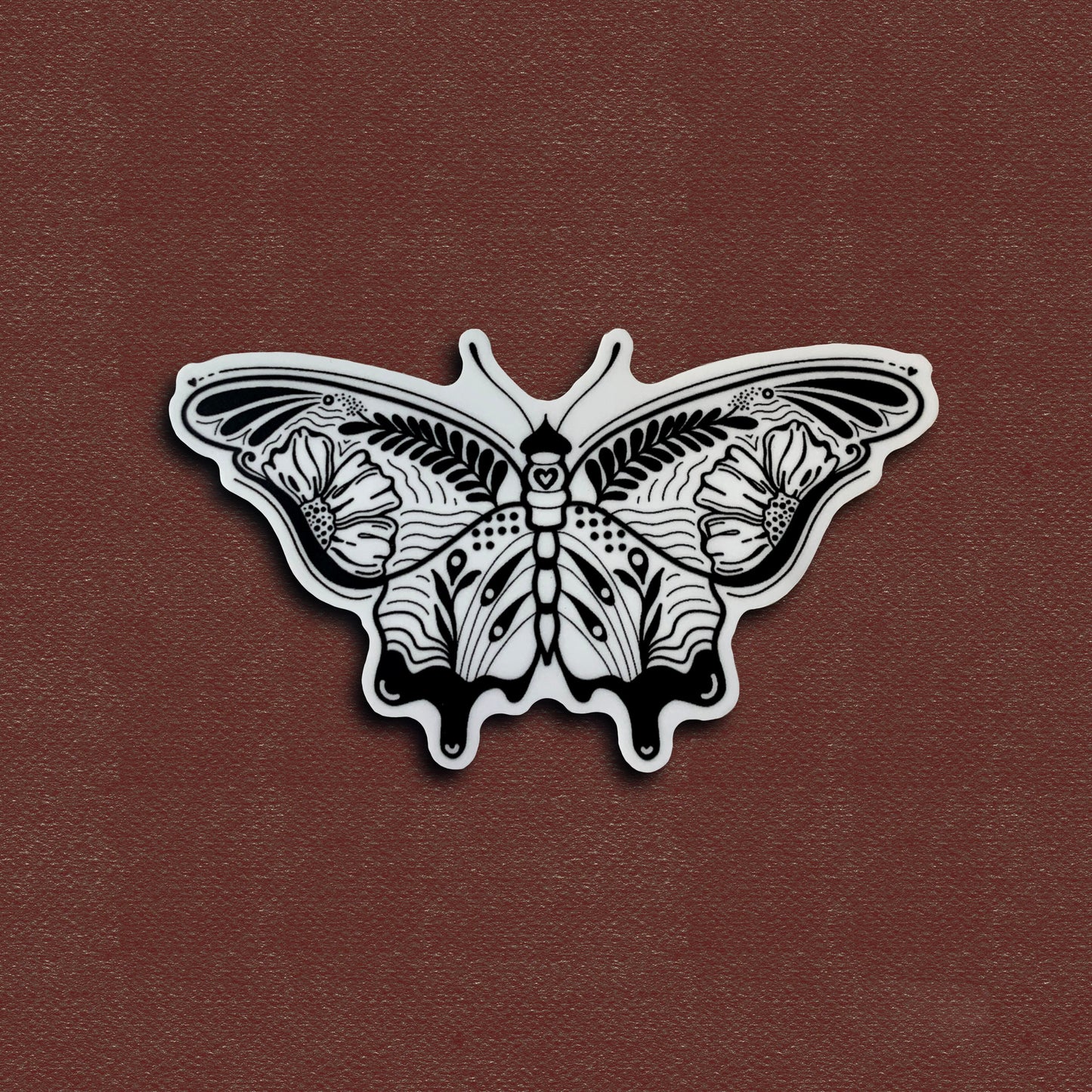 Sticker Butterfly Waterproof Decal Water Bottle Sticker Laptop Decal Artist Sticker