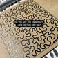 Close-up of Gelly Roll Glaze pen tip creating bold textured lines on smooth cardstock 