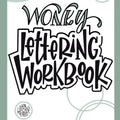 Preview of multiple printable pages included in the Wonky Letters PDF workbook